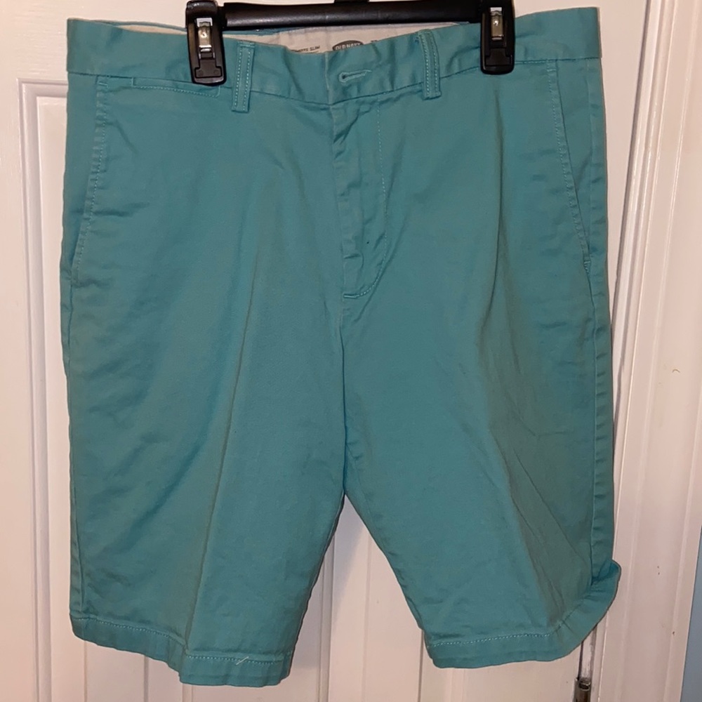 Blue dress shorts